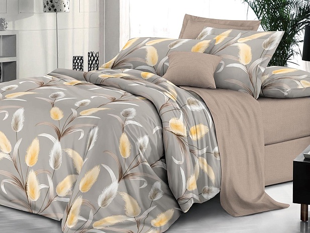 Комплект постельного белья 1,5 спальный "Белла Вита Люкс" Эльф, Лагурус