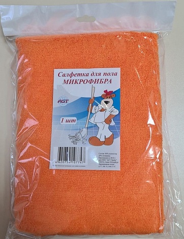 Салфетка Микрофибра для пола AST 60*80см, 1шт