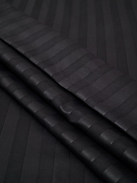 Простыня микрофибра страйп / Графит, 220x240 см