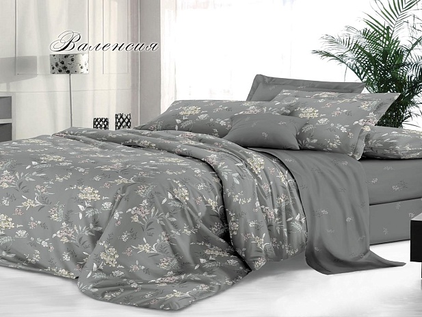 Комплект постельного белья 1,5 спальное "Sateen De Luxe" Эльф, Валенсия