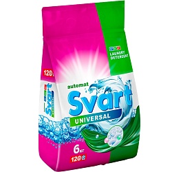 Стиральный порошок  универсальный "SVART-Автомат" универсал 6кг для белого и цветного с энзимами 