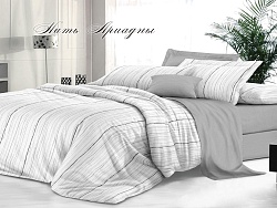 Комплект постельного белья Семейный "Sateen De Luxe" Эльф, Нить Ариадны