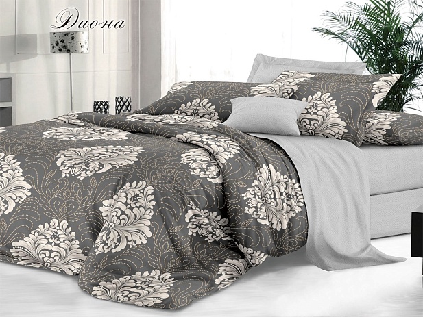 Комплект постельного белья 1,5 спальное "Sateen De Luxe" Эльф, Диона
