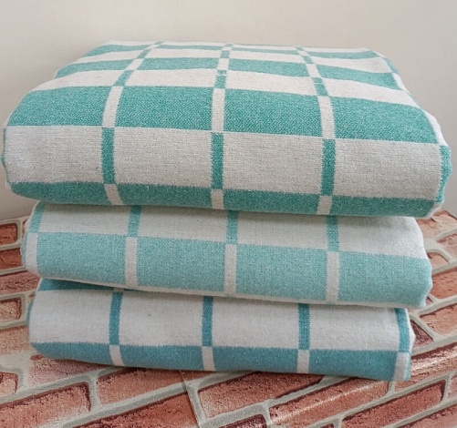 Одеяло байковое 400 гр. 80% хлопок, 140x205 см