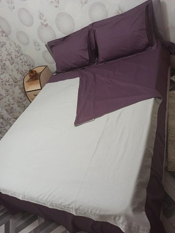 Комплект постельного белья Сатин 2-х спальный (индивидуальный пошив), наволочки с ушками