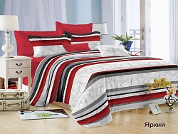 Комплект постельного белья Семейный Felicita, Яркий