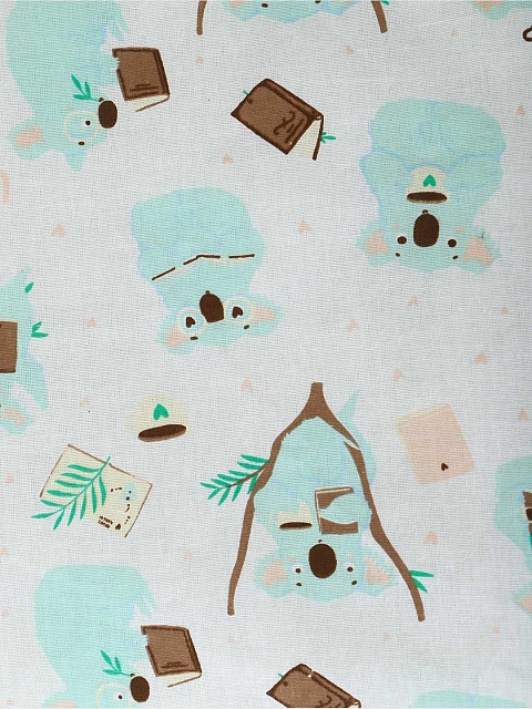 Пододеяльник бязь (без молнии) / Коалы 110x140 см