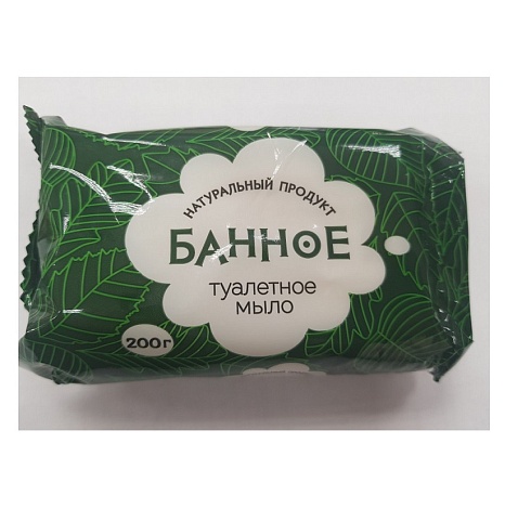 Мыло туалетное Банное в обертке, 200г 