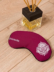 Накладка на глаза "Релакс" в подарочной коробке с семенем льна и лавандой