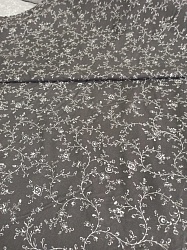 Ткань перкаль Орнамент, коричневый