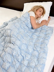 Одеяло утяжеленное с лузгой гречихи, 170*195 см