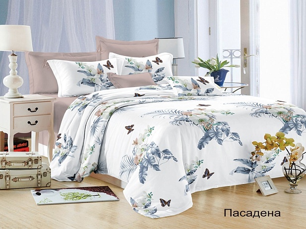 Комплект постельного белья 1,5 спальный Satin Collection, Пасадена