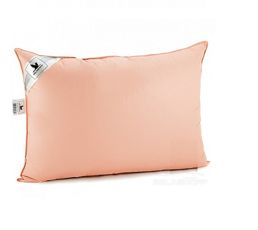 Подушка высокая с бортиком пуховая хлопок Люкс / П1, 68*68см