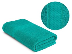 Полотенце махровое гладкокрашеное 360 г/м, 30х50см, Бирюзовый