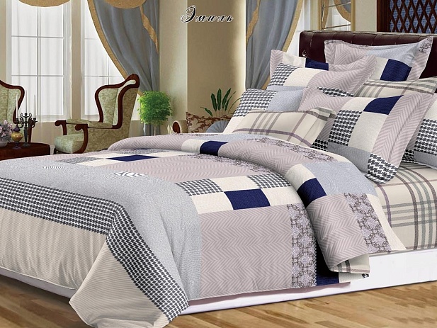 Комплект постельного белья 1,5 спальный "Белла Вита Люкс" Эльф, Эмиль