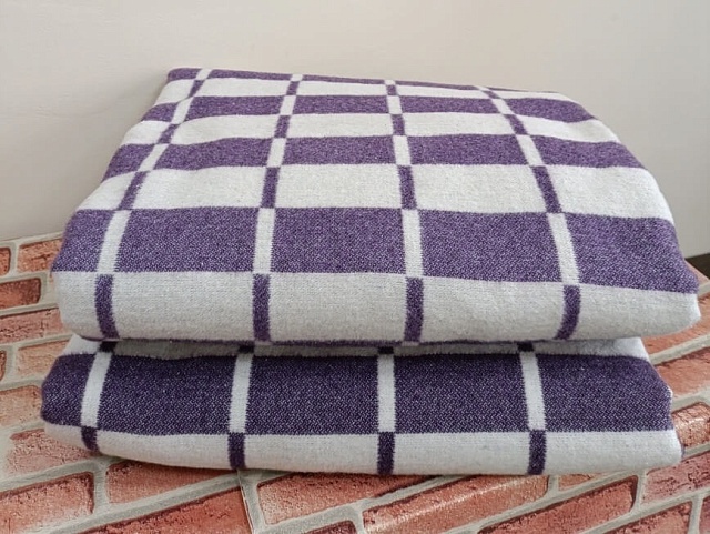 Одеяло байковое 400 гр. 80% хлопок, 140x205 см