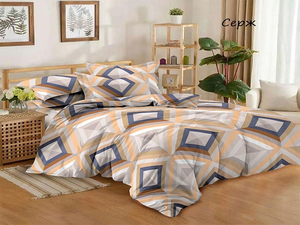 Комплект постельного белья 2-х спальный "Domo Vita", Серж